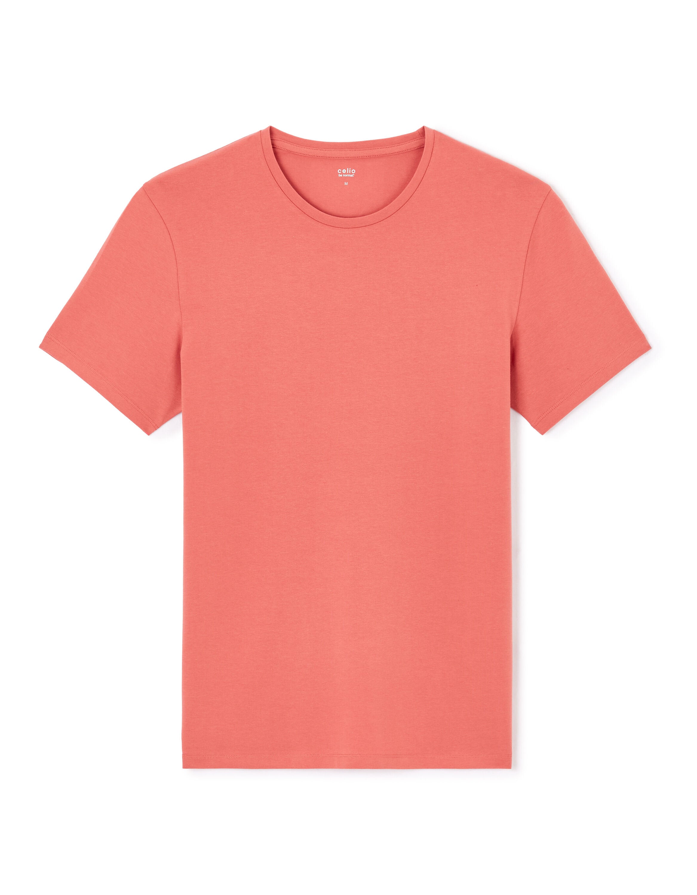 Slim-Neck Stretch Cotton T-Shirt_01