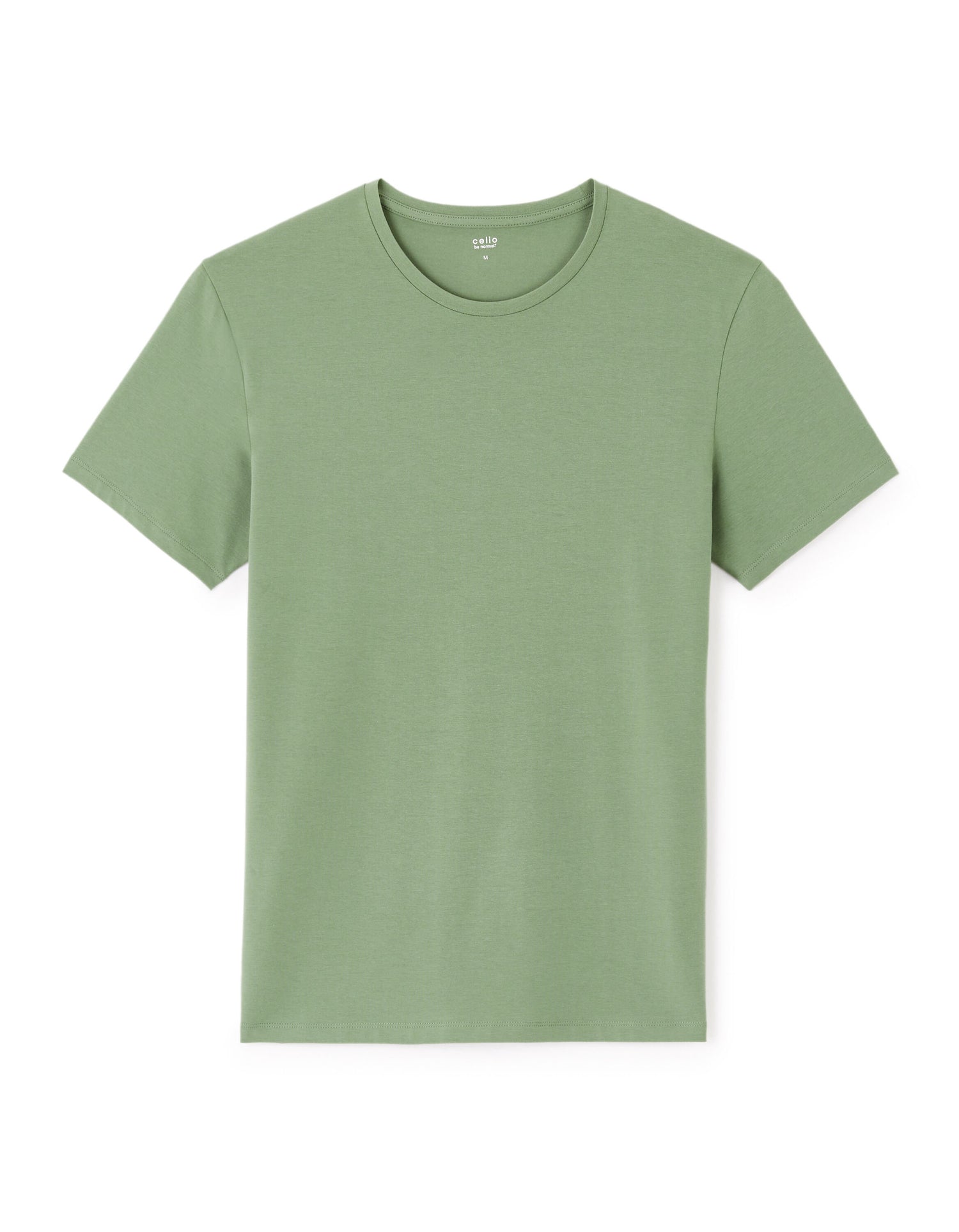 Slim-Neck Stretch Cotton T-Shirt_01