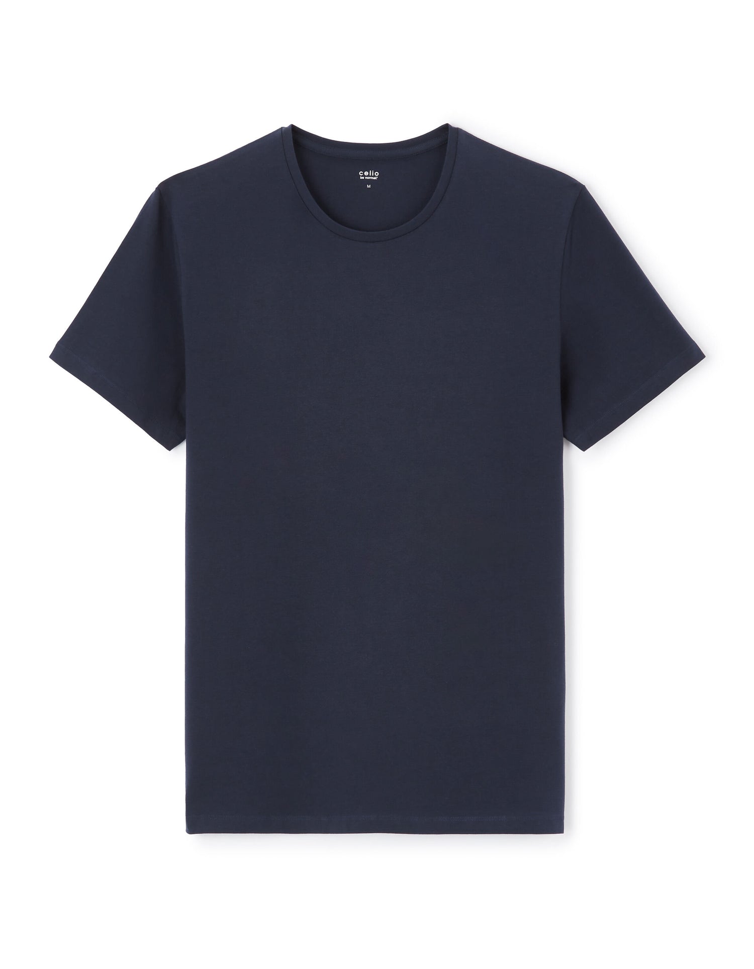 Slim-Neck Stretch Cotton T-Shirt_01