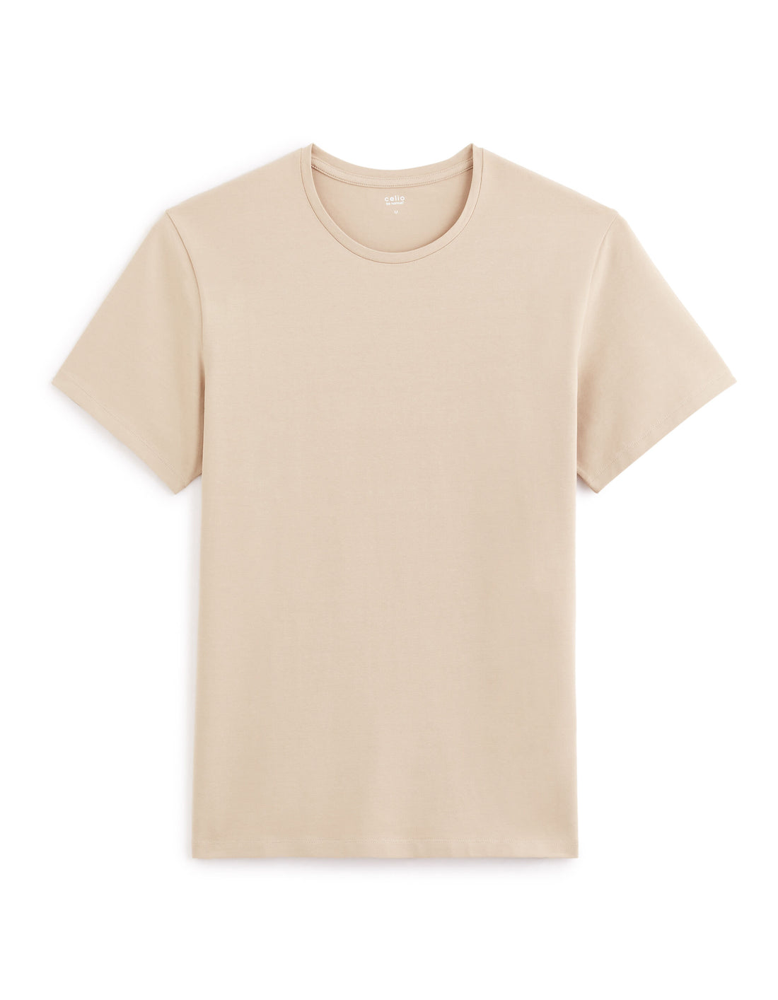 Slim-Neck Stretch Cotton T-Shirt_01