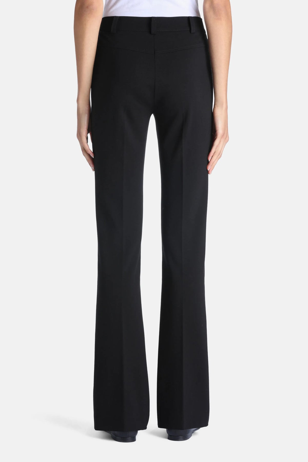 Luisa Spagnoli Nero Women Octavia - Slim-Fit Pants with Pressed Crease SKU: OCTAVIA_0101 Image 02