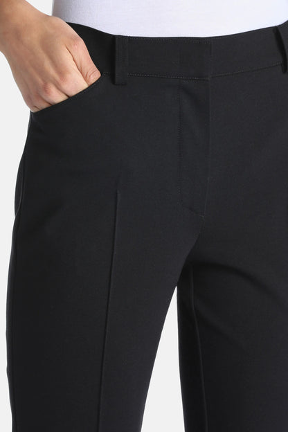 Luisa Spagnoli Nero Women Octavia - Slim-Fit Pants with Pressed Crease SKU: OCTAVIA_0101 Image 03