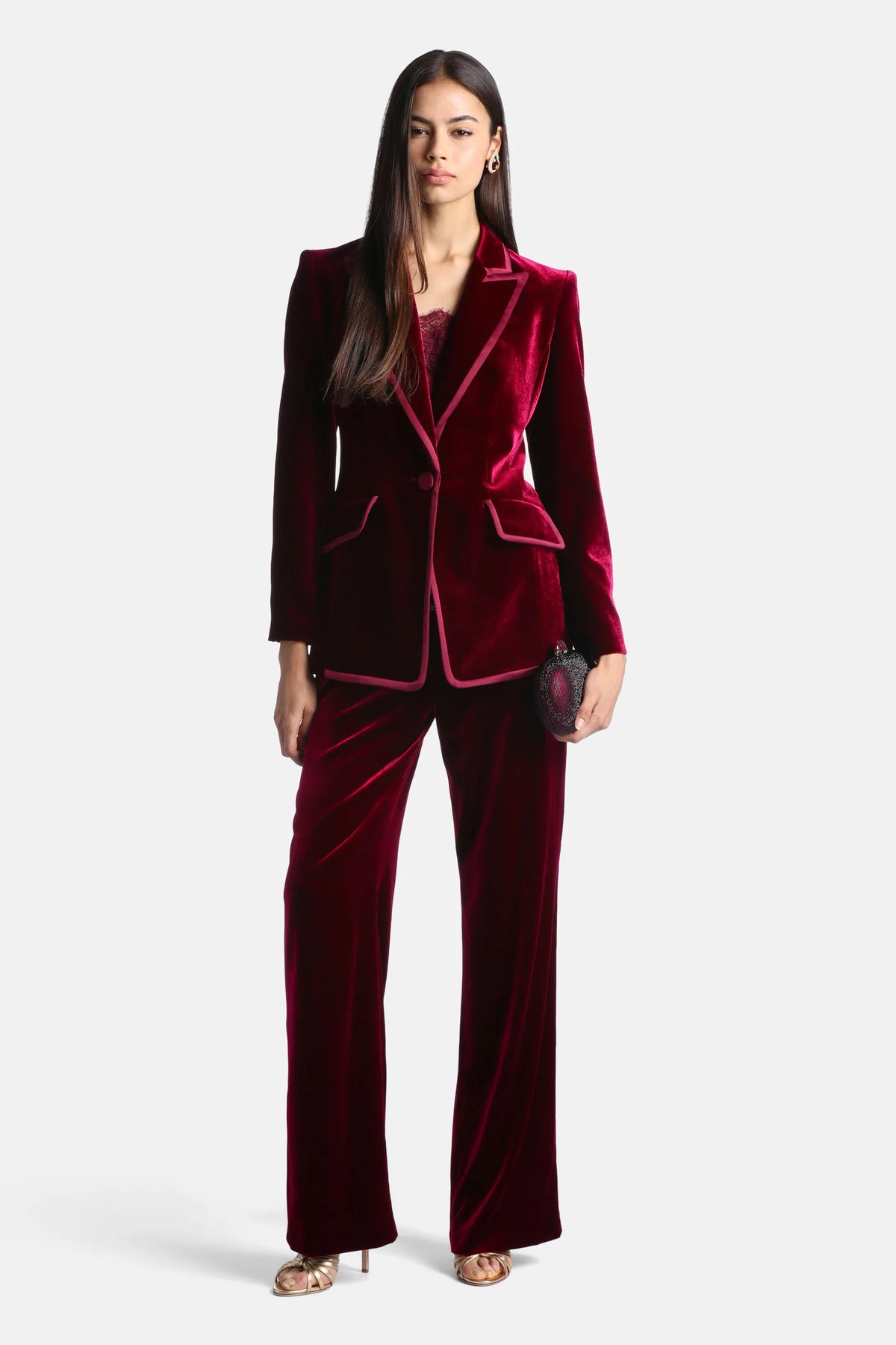 Luisa Spagnoli Rubino Women Offida - Elegant Regular-Fit Pants SKU: OFFIDA_2446 Image 04