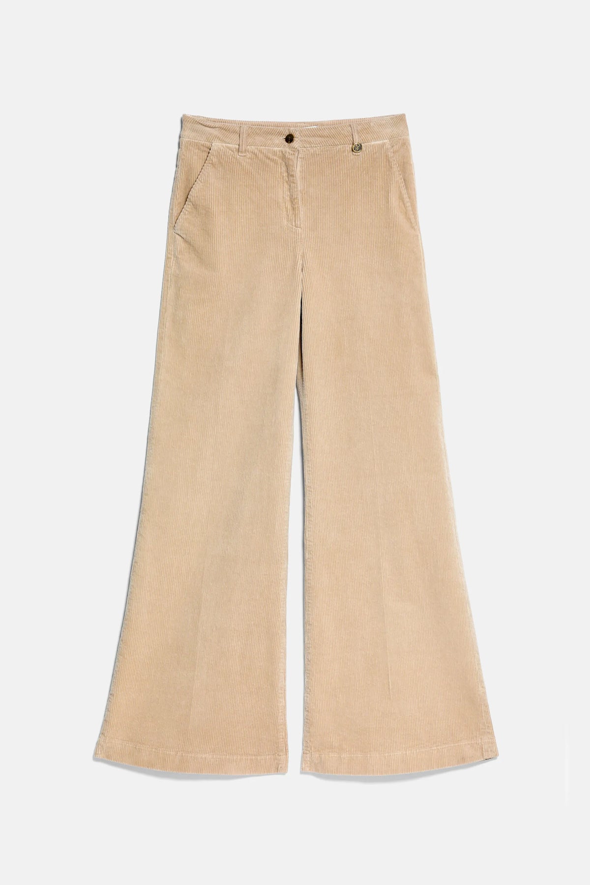 Luisa Spagnoli Sabbia Women Olap - Flared Corduroy Pants SKU: OLAP_1168 Image 05