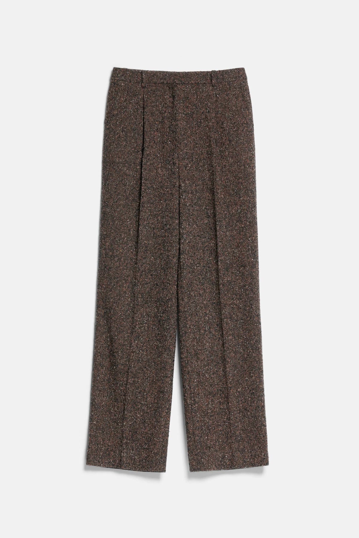 Luisa Spagnoli Var Marrone Women Olinda - Regular-Fit Pants with Pleats SKU: OLINDA_3404 Image 05