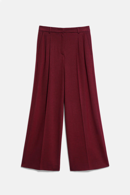 Luisa Spagnoli Vinaccia Women Olite - Wide-Leg Pleated Pants SKU: OLITE_2453 Image 04