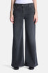 Luisa Spagnoli Grigio Women Olla - Logo-Embellished Wide-Leg Jeans SKU: OLLA_1073 Image 01