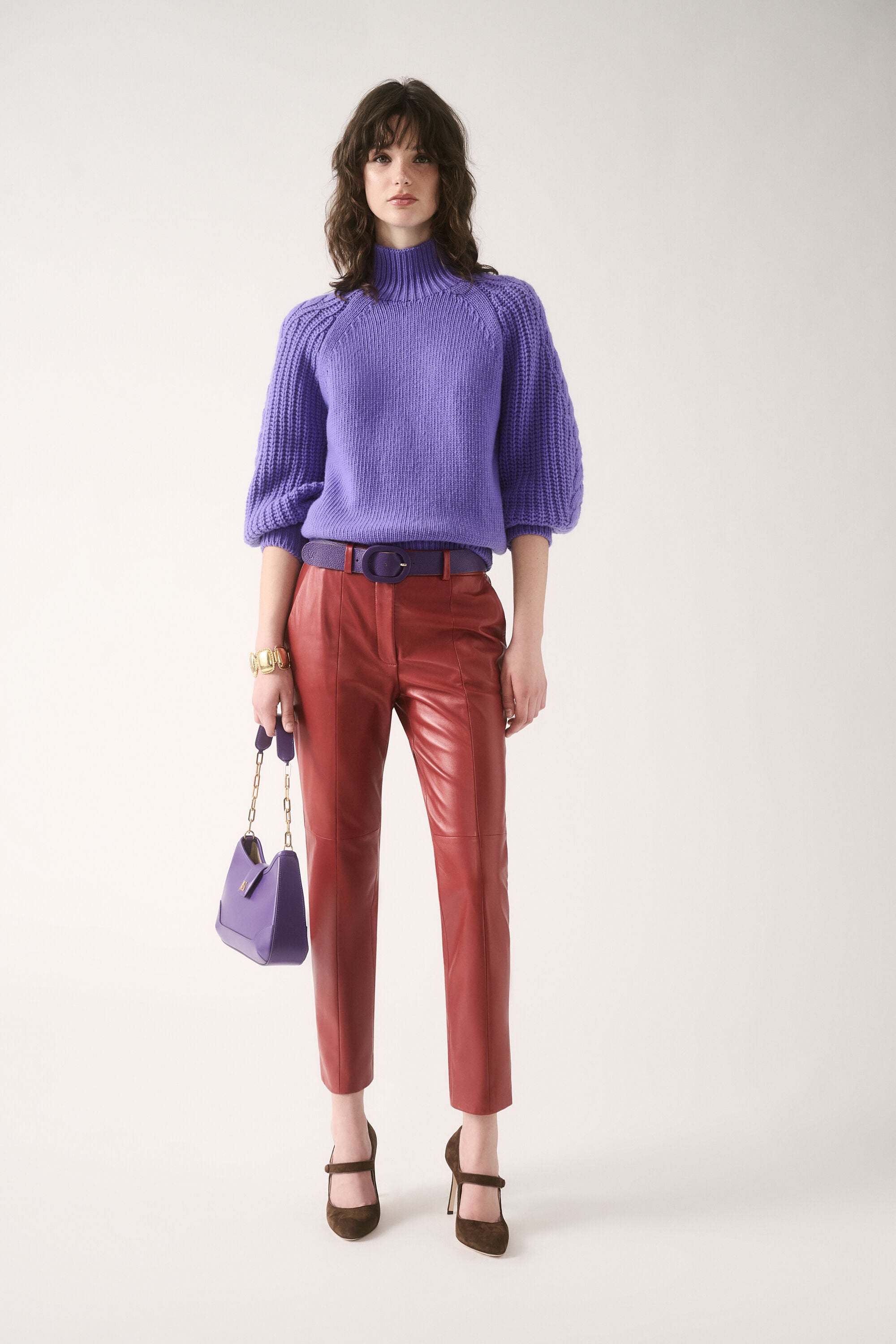 Omonimo Cropped Leather Pants_OMONIMO_1696_04