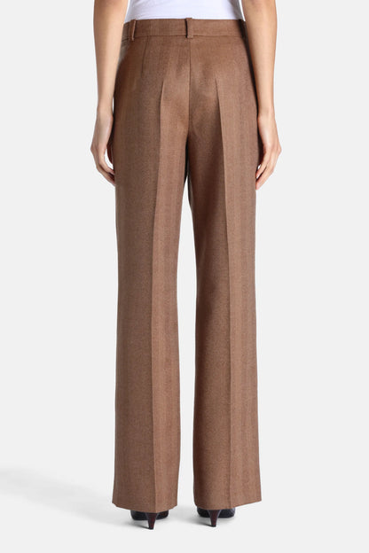 Luisa Spagnoli Spinato Nocciola Women Optare - Herringbone Regular-Fit Pants SKU: OPTARE_3326 Image 04
