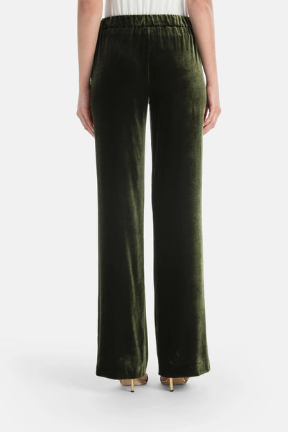 Luisa Spagnoli_Green_Orfano - Velvet Trousers_ORFANO A_1741_03