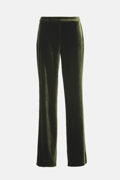 Luisa Spagnoli_Green_Orfano - Velvet Trousers_ORFANO A_1741_05