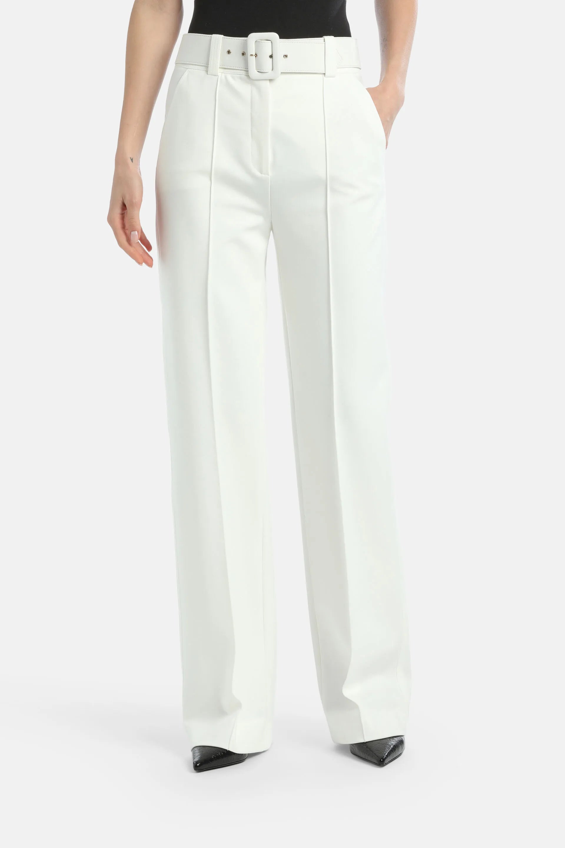 Luisa Spagnoli_Cream_Osten - Jersey Trousers_OSTEN D_0202_01
