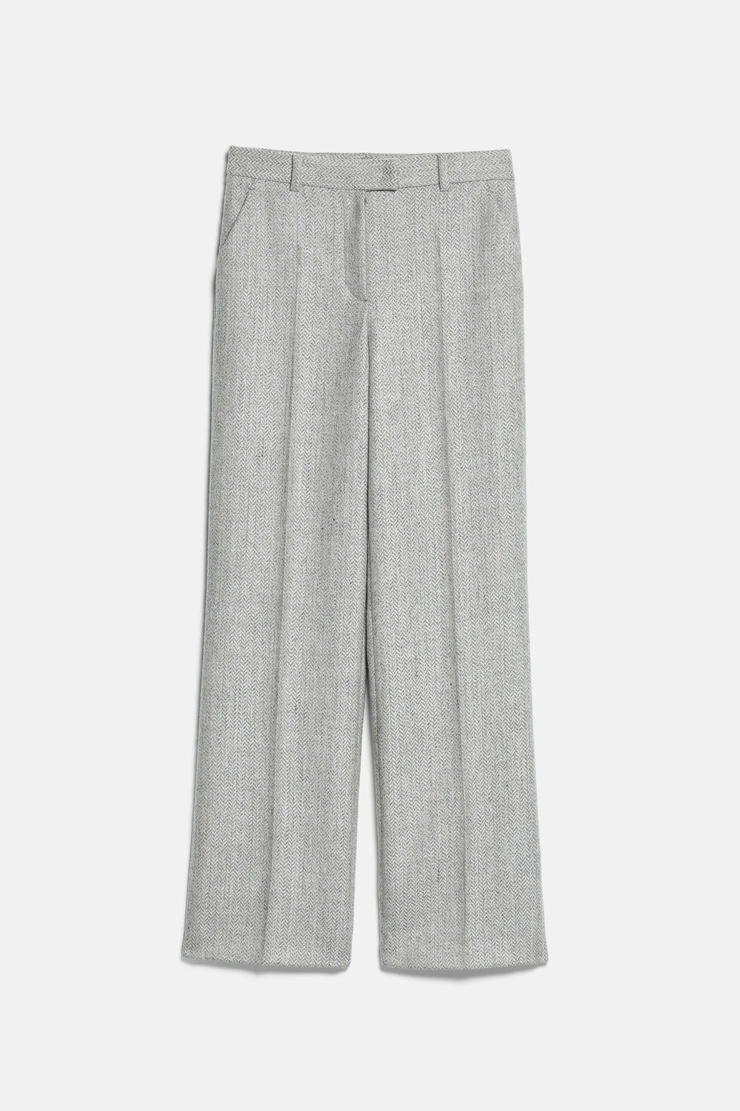 Luisa Spagnoli Var Spinato Ghiaccio Women Ottile - Regular-Fit Wool Pants SKU: OTTILE_3360 Image 05