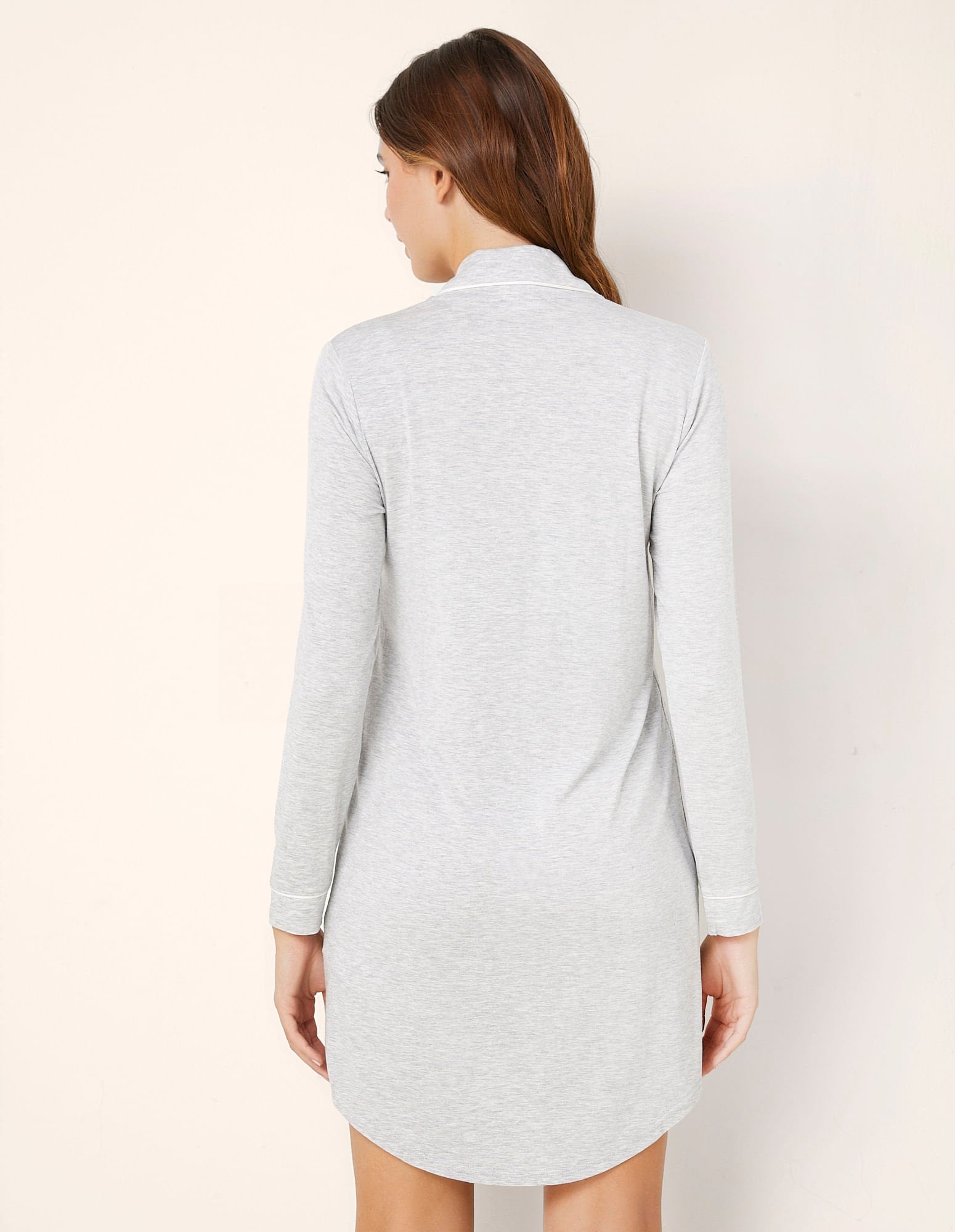 Yamamay_Daily Long-Sleeved Nightgown with Tencel ª Modal_PCCD181002_133_03