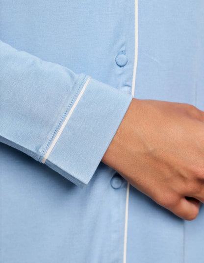 Yamamay_Baby Blue_Buttoned Nightdress with Tencelª Modal Ð Daily Modal_PCCD183003_032_04