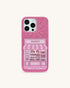 JW Pei Multicolor Pink Women Bakery Phone Case SKU: PE038-4-ip17pro_Multicolor Pink Image 01