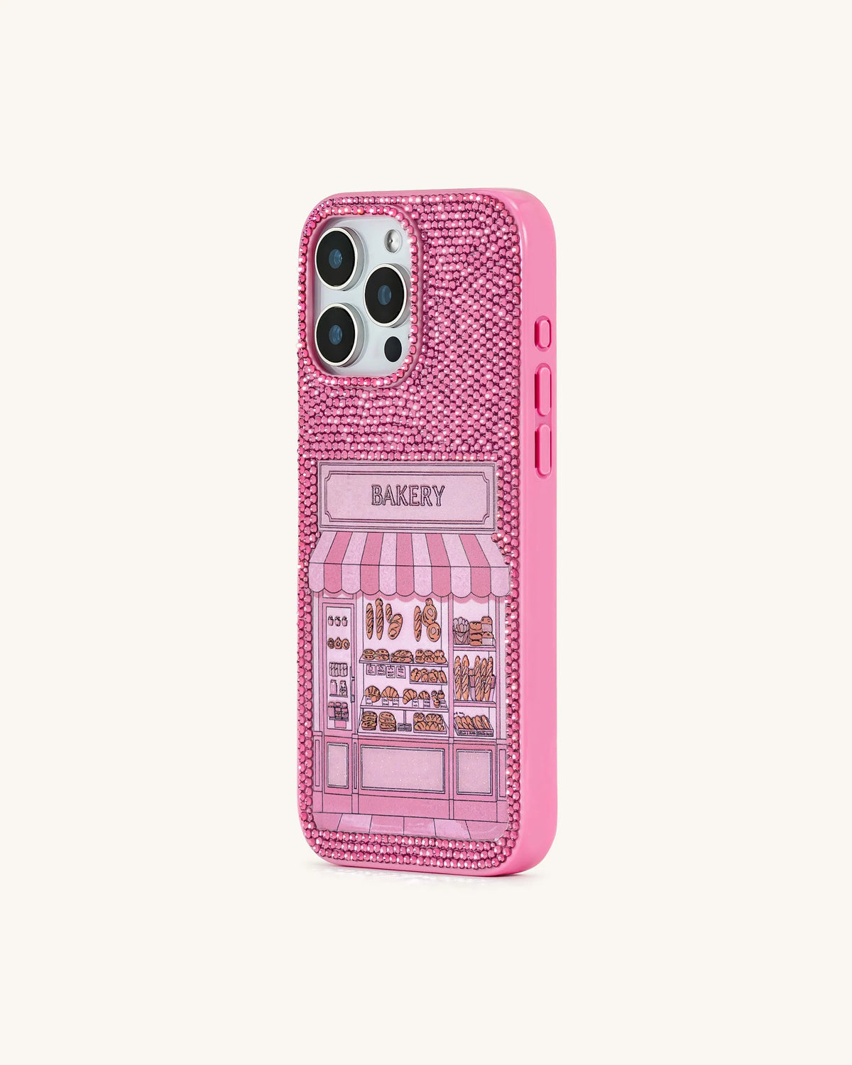 JW Pei Multicolor Pink Women Bakery Phone Case SKU: PE038-4-ip17pro_Multicolor Pink Image 02
