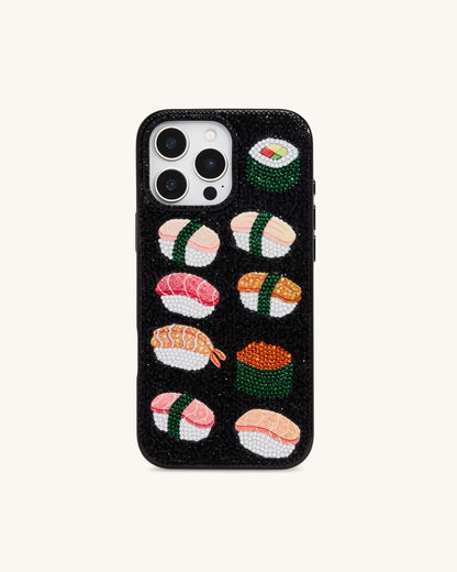 JW Pei Multicolor Black Women Sushi Phone Case - Iphone 17 Pro SKU: PE043-1-IP17PRO_Multicolor Black Image 02
