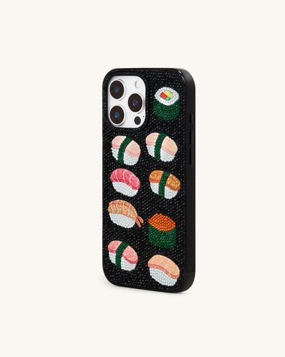 JW Pei Multicolor Black Women Sushi Phone Case - Iphone 17 Pro SKU: PE043-1-IP17PRO_Multicolor Black Image 03