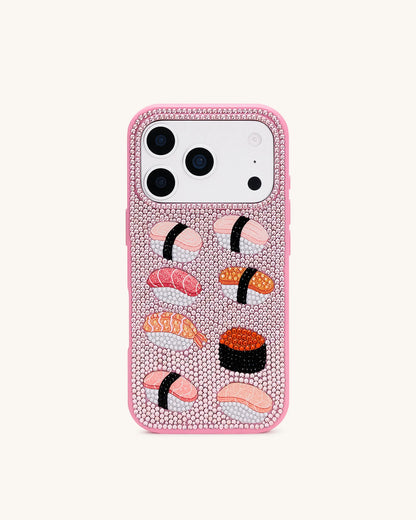 JW Pei Multicolor Pink Women Sushi Phone Case SKU: PE043-4-ip17pro_Multicolor Pink Image 01