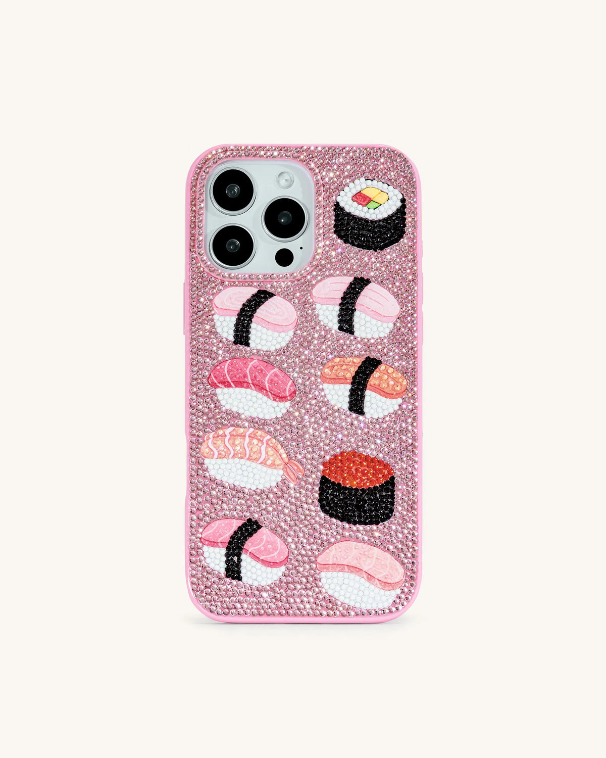 JW Pei Multicolor Pink Women Sushi Phone Case SKU: PE043-4-ip17pro_Multicolor Pink Image 03