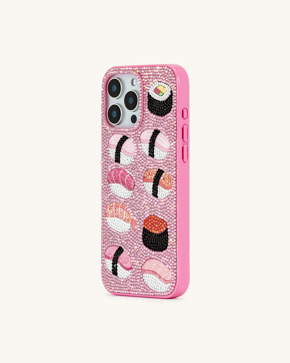 JW Pei Multicolor Pink Women Sushi Phone Case SKU: PE043-4-ip17pro_Multicolor Pink Image 04