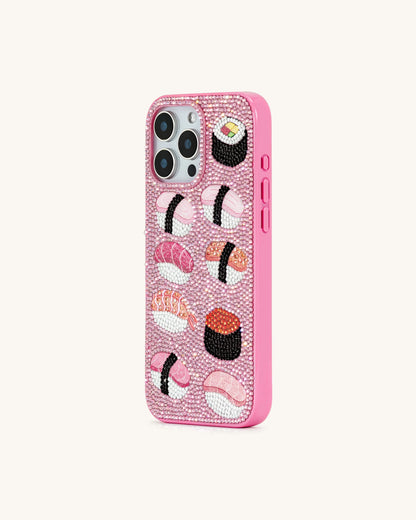 JW Pei Multicolor Pink Women Sushi Phone Case SKU: PE043-4-ip17pro_Multicolor Pink Image 04