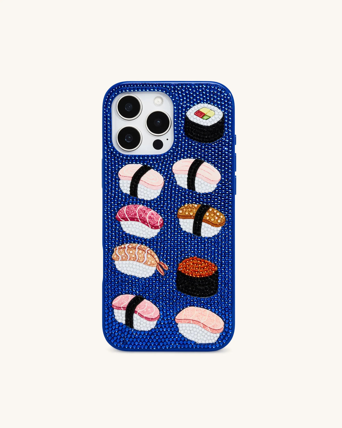 JW Pei Multicolor Blue Women Sushi Phone Case - Iphone 17 Pro Max SKU: PE043-51-IP17PM_Multicolor Blue Image 02