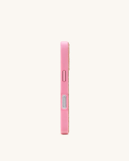 JW Pei Pink Women Lemon Artificial Crystal Phone Case SKU: PE213-4-ip17pro_Pink Image 03