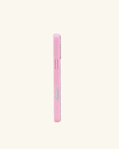 JW Pei Pink Women Artificial Crystal Angel Wings Phone Case SKU: PE451-4-ip17pro_Pink Image 04