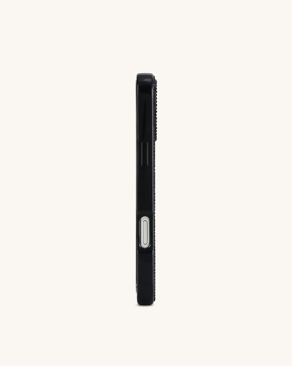 JW Pei Black Women I Love Me Artificial Crystal Phone Case SKU: PE468-1-ip17pro_Black Image 04
