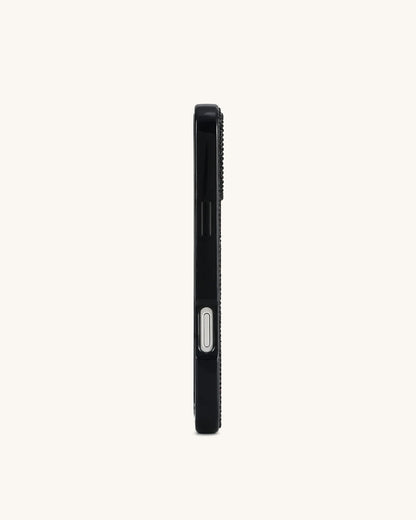 JW Pei Black Women I Love Me Artificial Crystal Phone Case SKU: PE468-1-ip17pro_Black Image 04