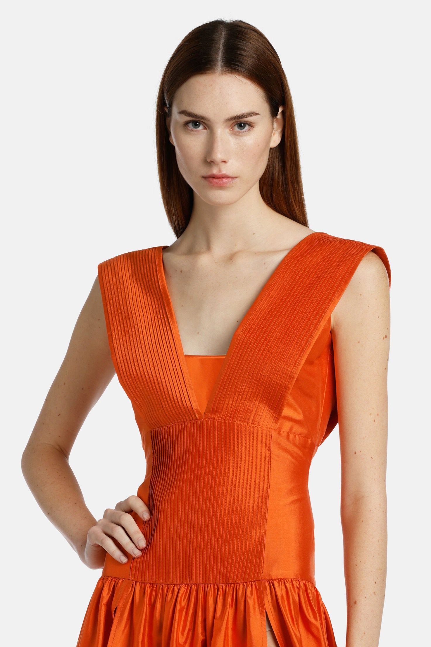 Luisa Spagnoli_Perlas - Silk Dress - Fashion Show_PERLAS_1583_02