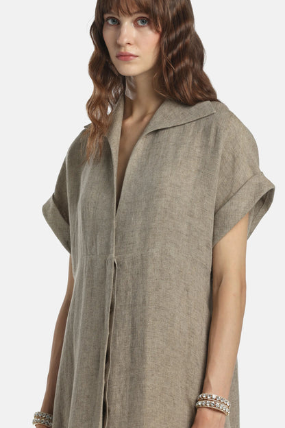 Luisa Spagnoli Pietra Women Piera - Tunic Dress - Fashion Show SKU: PIERA_1121 Image 03