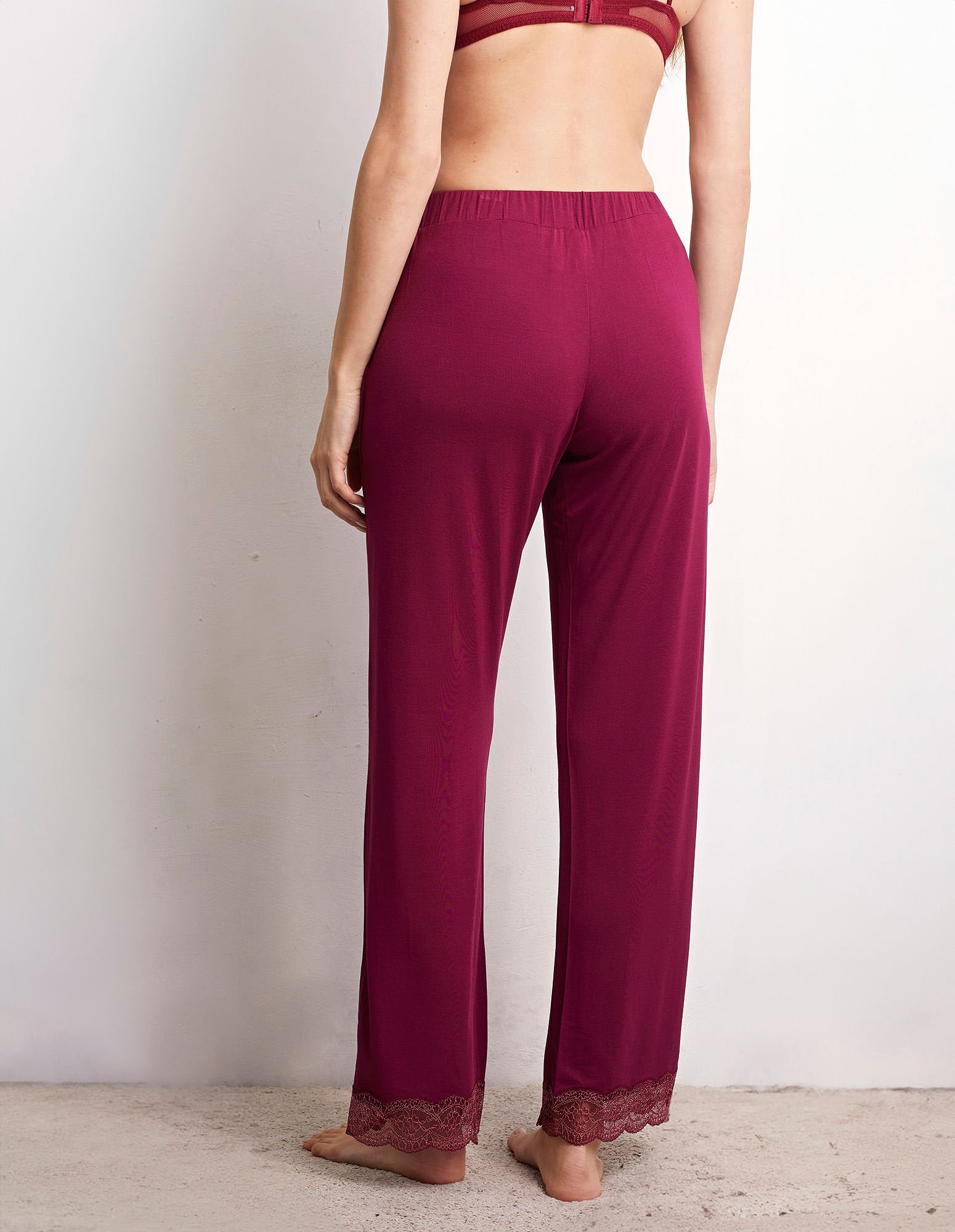 Long Trousers with Modal &amp; Lace_PPBD173004_764_03