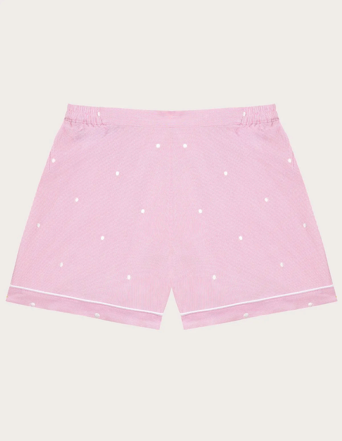 Yamamay_Stripes_Short Cotton Trousers with Embroidered Polka Dots Ð Daily Pajamas_PPBD183002_171_04