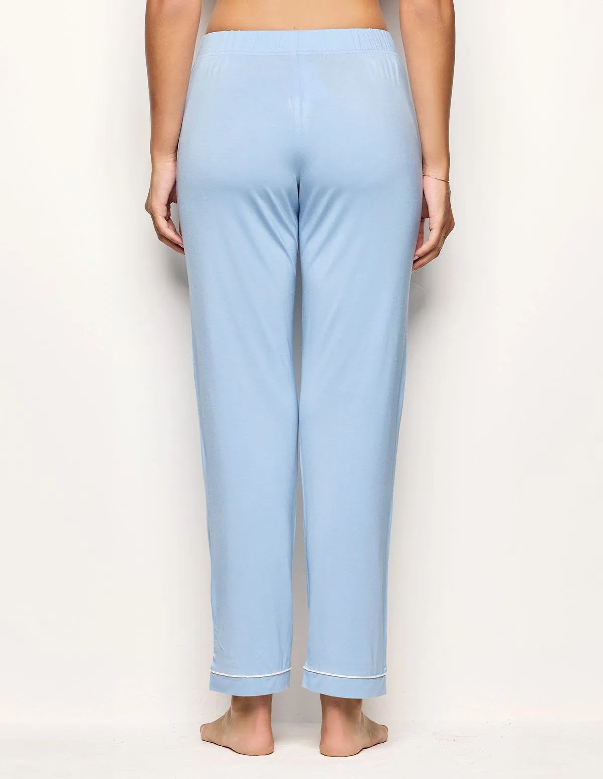 Yamamay_Baby Blue_Long Pajama Trousers with Tencelª Modal Ð Daily Modal_PPBD183003_032_03