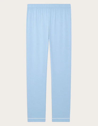Yamamay_Baby Blue_Long Pajama Trousers with Tencelª Modal Ð Daily Modal_PPBD183003_032_05