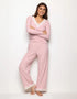 Yamamay_Clay Rose_Long Embroidered Trousers Ð Basic Modal/Cotton Rib_PPBD183005_239_01