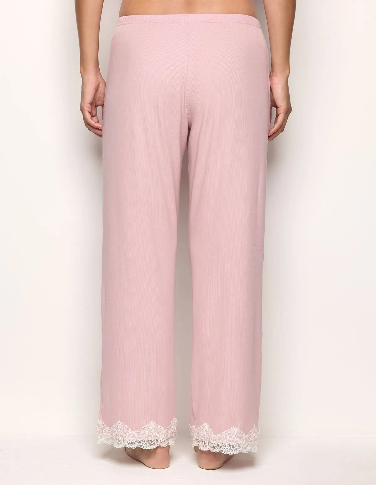 Yamamay_Clay Rose_Long Embroidered Trousers Ð Basic Modal/Cotton Rib_PPBD183005_239_03