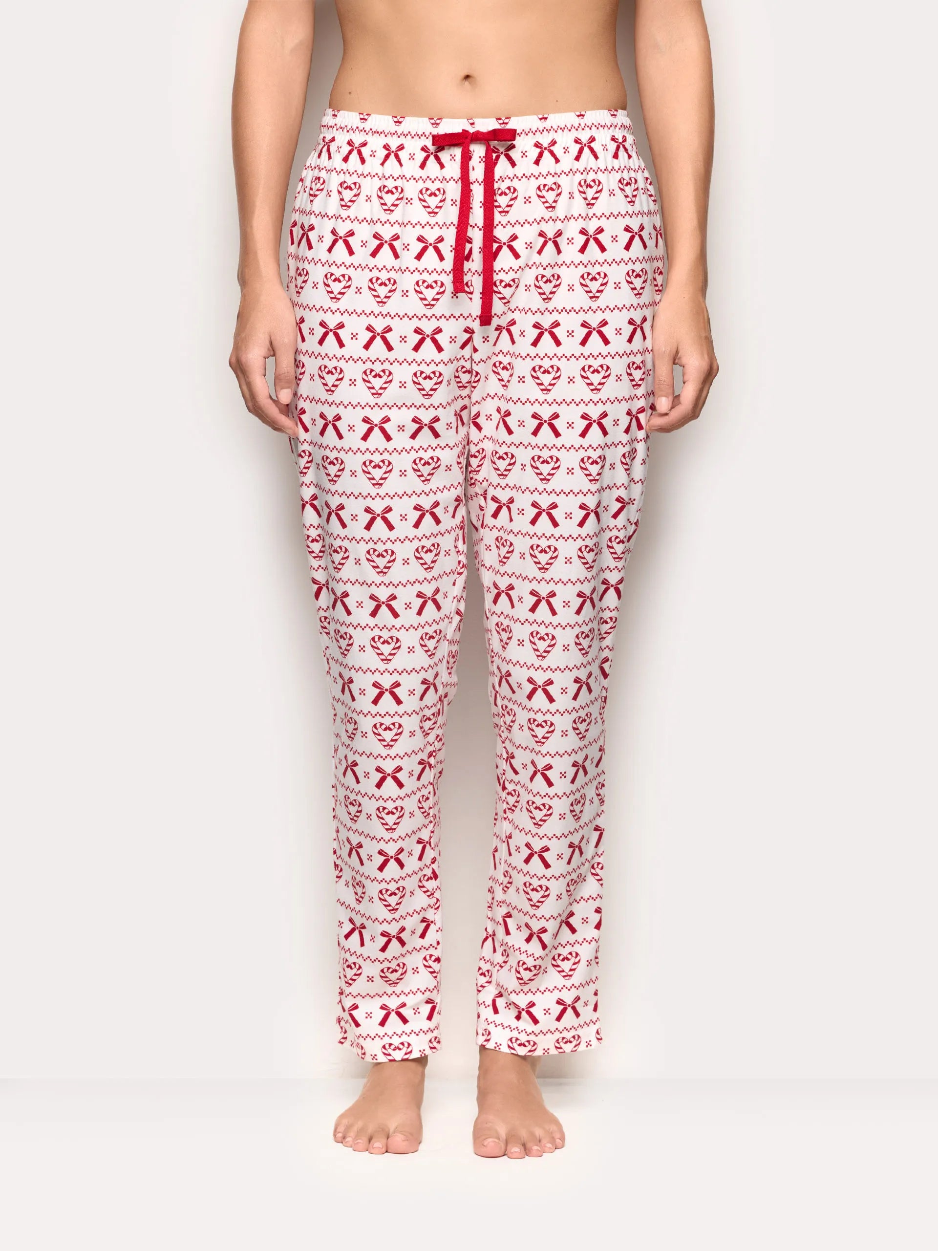 Yamamay_Printed_Christmas-Pattern Microfleece Trousers Mix and Match_PPBD184002_128_02