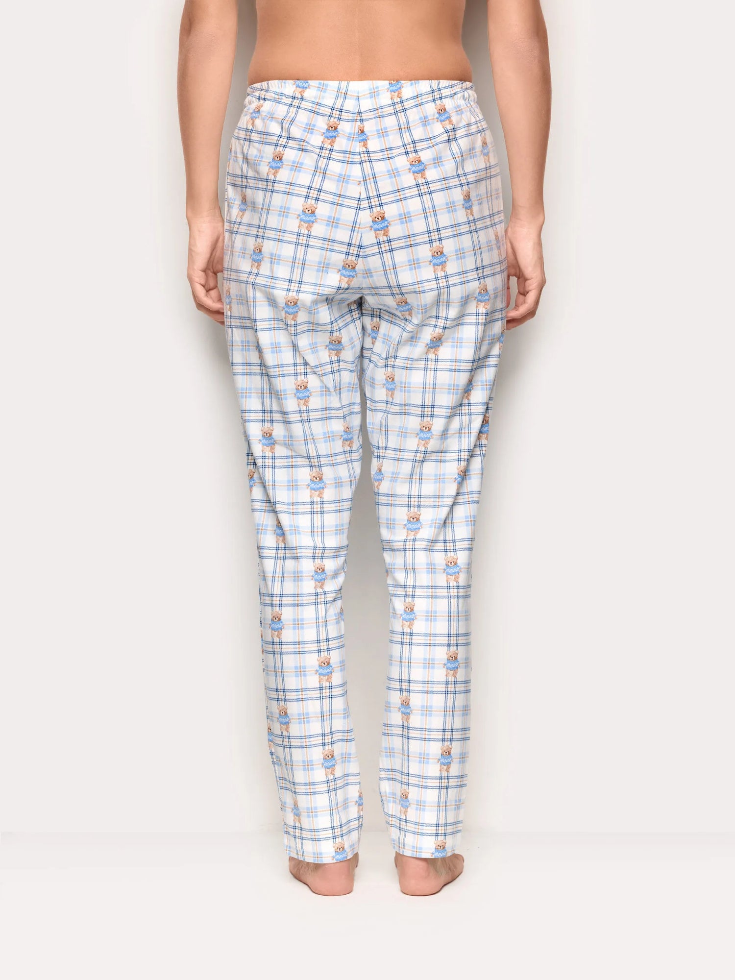 Yamamay_Printed_Checked Microfleece Trousers With Bears Mix And Match_PPBD184003_128_04
