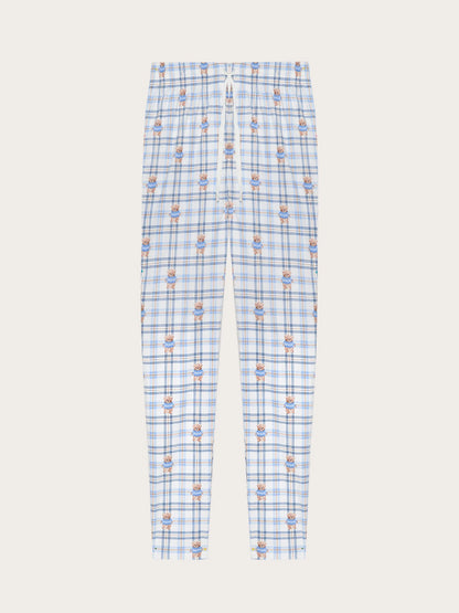 Yamamay_Printed_Checked Microfleece Trousers With Bears Mix And Match_PPBD184003_128_05