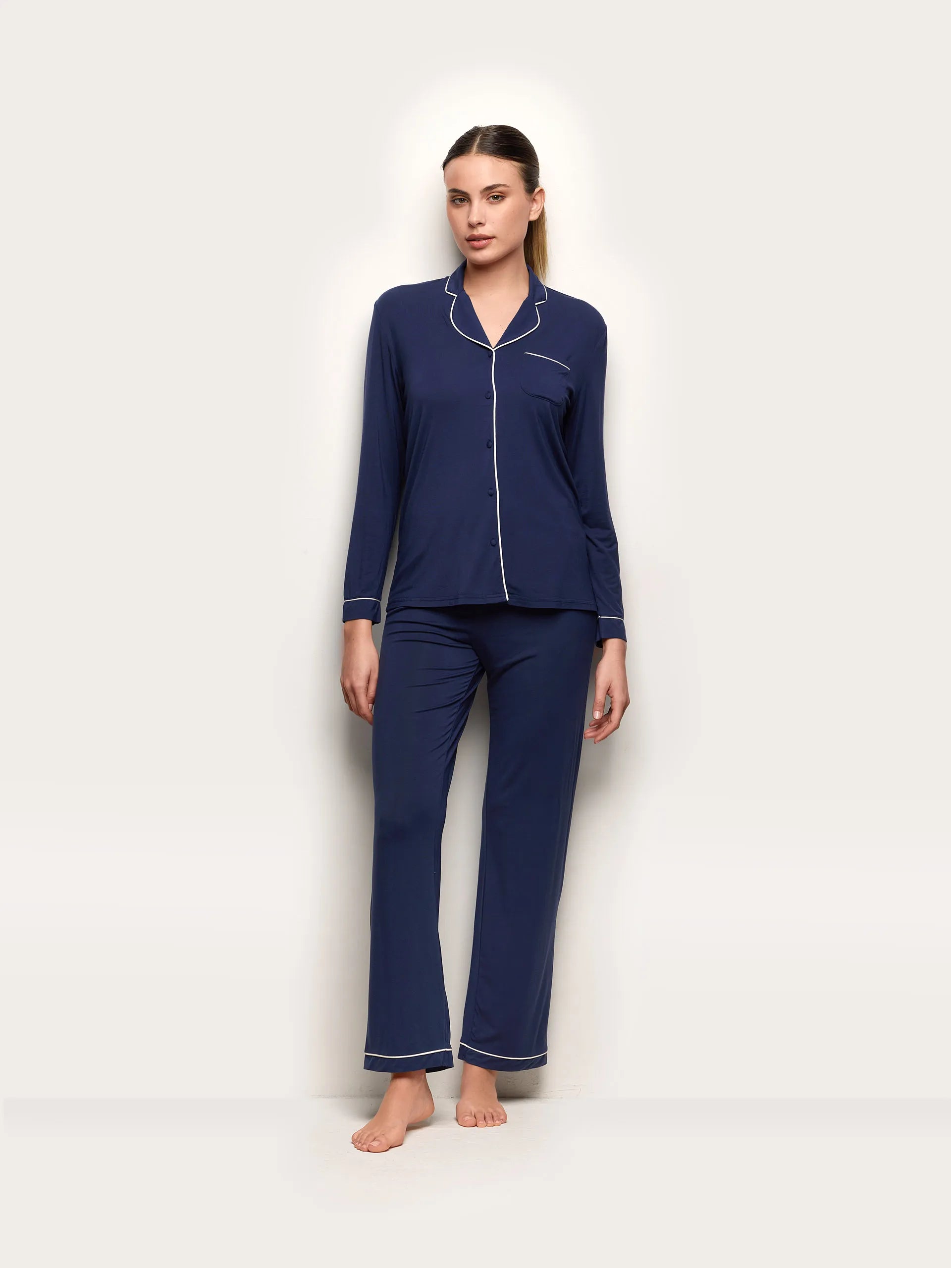 Yamamay_Dark Blue_Full-Long Trousers - Daily Modal_PPBD191001_215_01