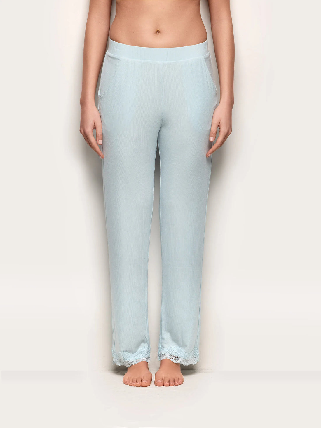 Yamamay_Light Azure_Long Trousers - Modal Rib_PPBD191005_013_02