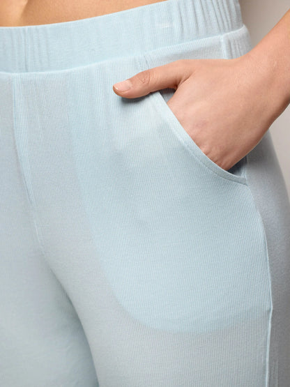 Yamamay_Light Azure_Long Trousers - Modal Rib_PPBD191005_013_03