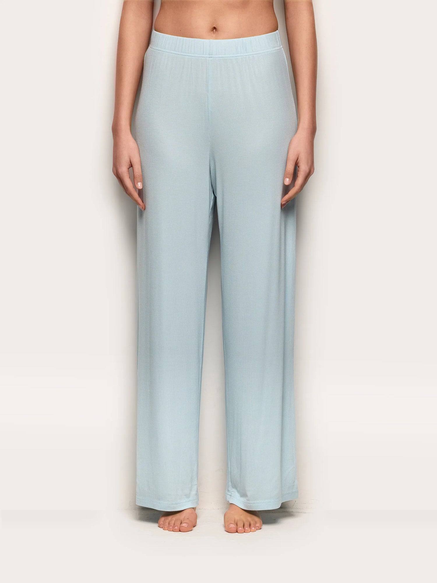 Yamamay_Light Azure_Long Trousers - Modal Rib_PPBD191006_013_02