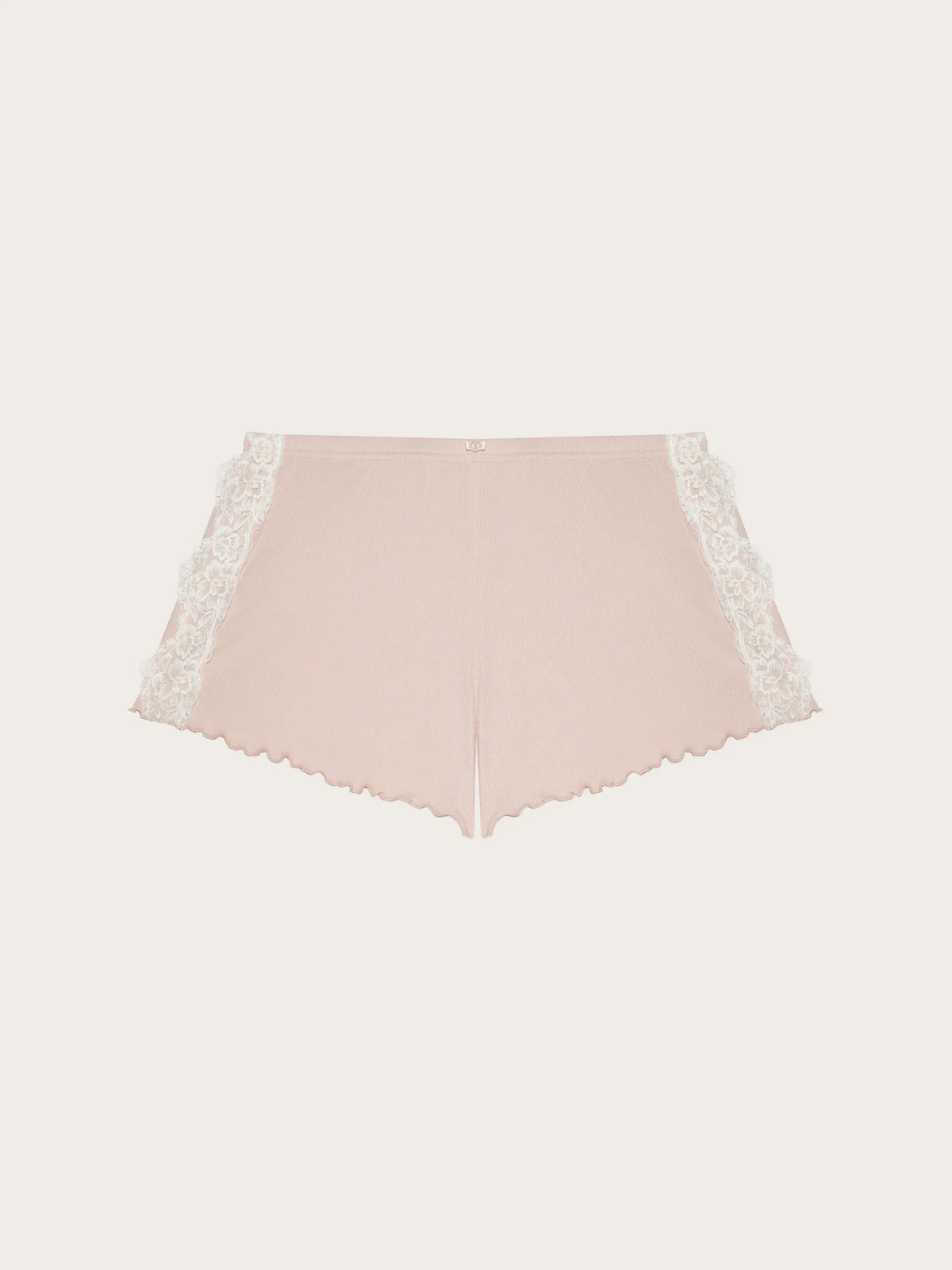 Yamamay BEIGE Women Shorts - Basic Modal &amp; Cotton Rib SKU: PPBD193002_726 Image 06