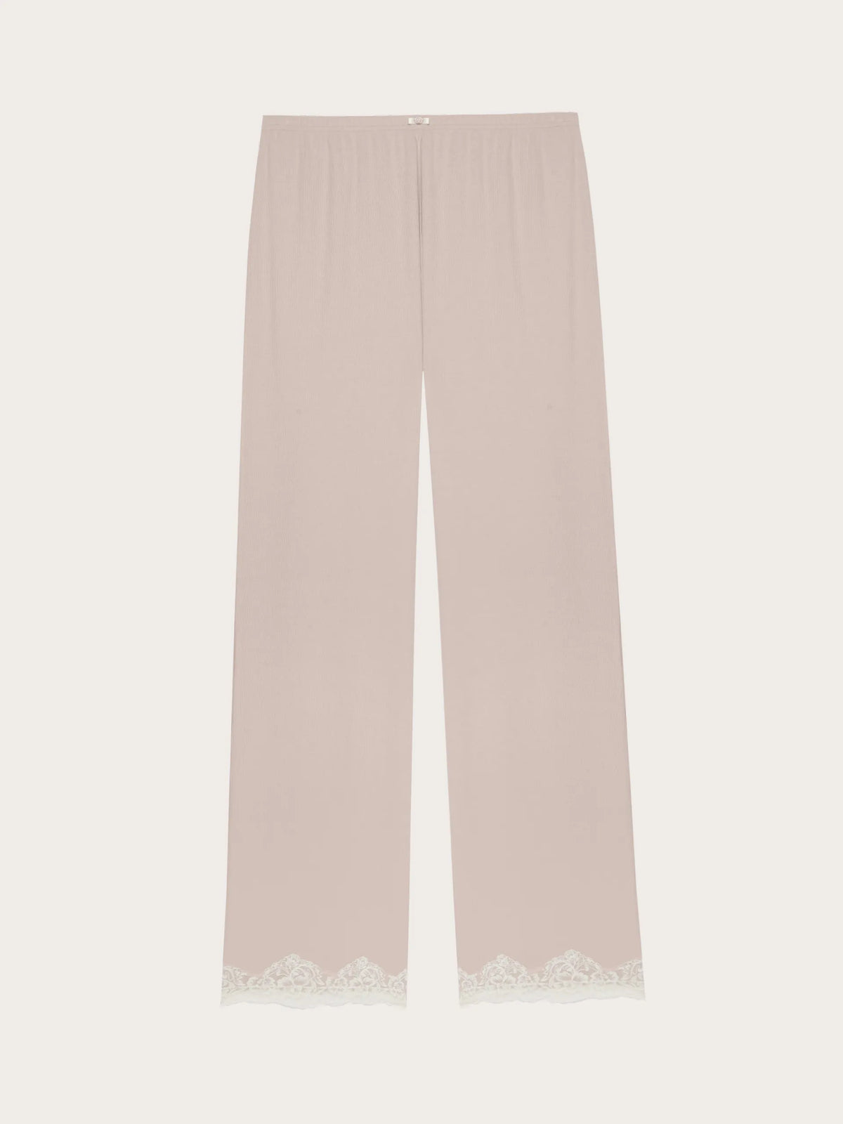 Yamamay BEIGE Women Full-Long Trousers - Basic Modal &amp; Cotton Rib SKU: PPBD193003_726 Image 05