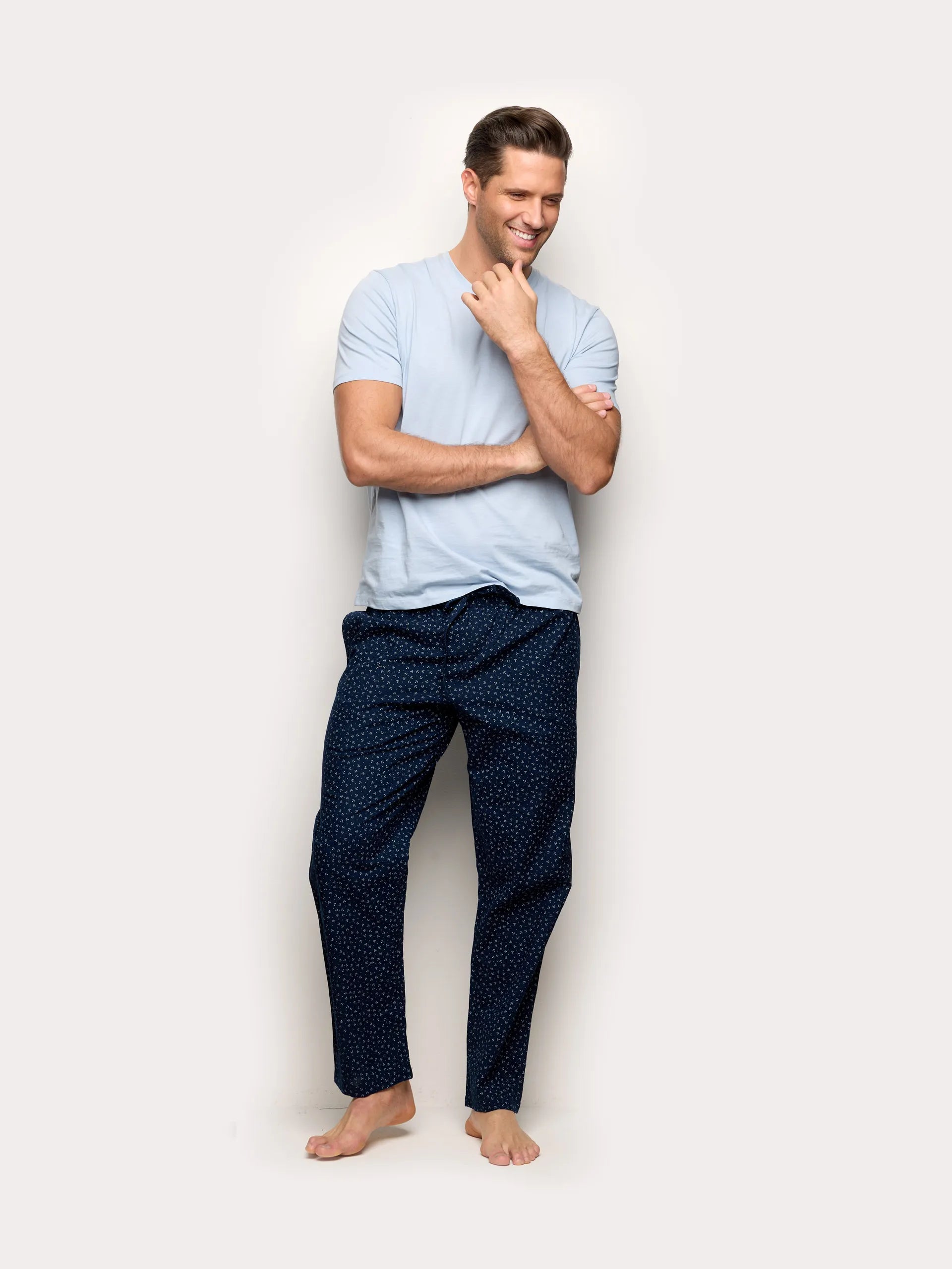 Yamamay_Printed_Cotton Canvas Pajama Trousers - Daily Pajamas_PPBU191003_128_01